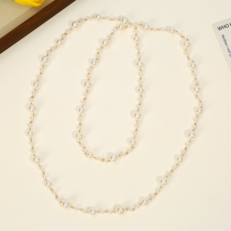 Collana di perle a più strati per donna gioiello elegante raffinato_voghion.com
