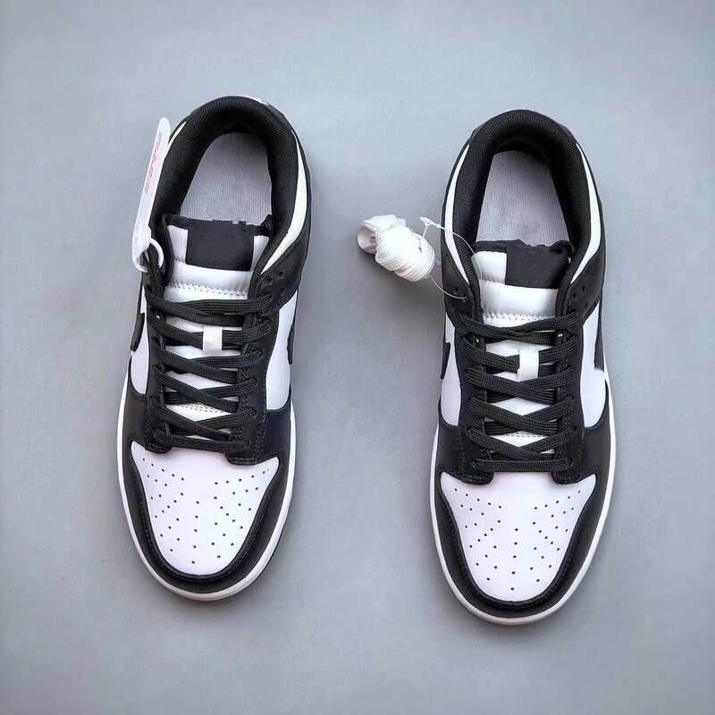 Sb Dunk Panda Putian Shoes Pure Original Aj1 Low-Top Lightning Spike Unisex Versatile Sneakers Sports Basketball Shoes