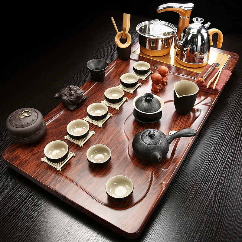 Automatic big tea set, fully automatic, simple and elegant design