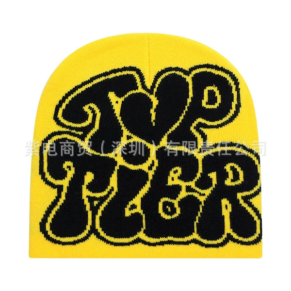 F-peach heart yellow background black lettering