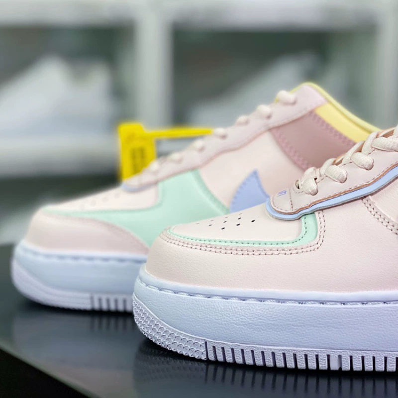 Putian Высококачественные кроссовки AF1 Macaron White Pink Canton Chamelel Trusting AF1 Little White Shoes Женские спортивные туфли