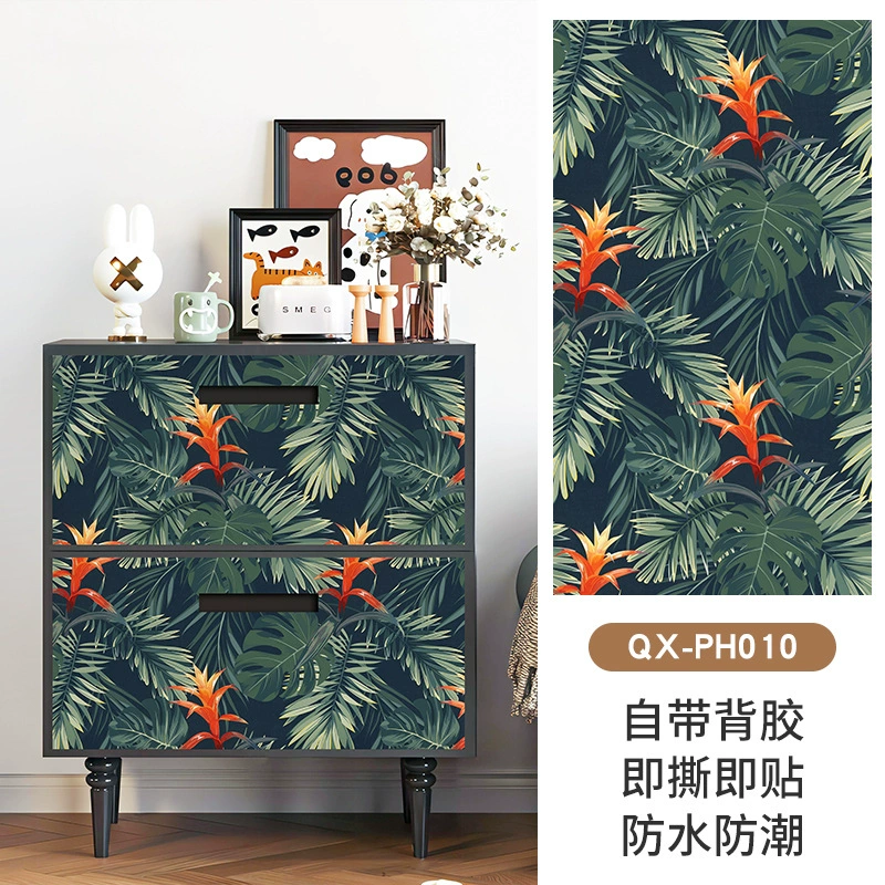 Fresh self-adhesive waterproof sticker, wallpapers