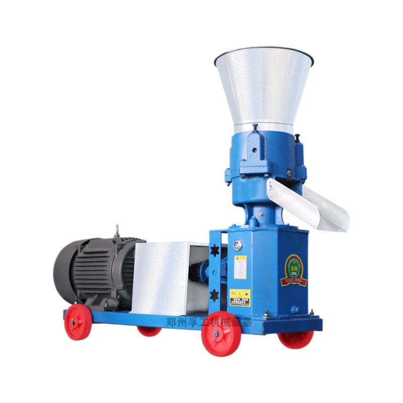 Máquina de pellets de alimentación doméstica de 220V granulación de paja cría de ganado vacuno, ovino, pollo, pato, cerdo, conejo, máquina de alimentación, granulación diesel
