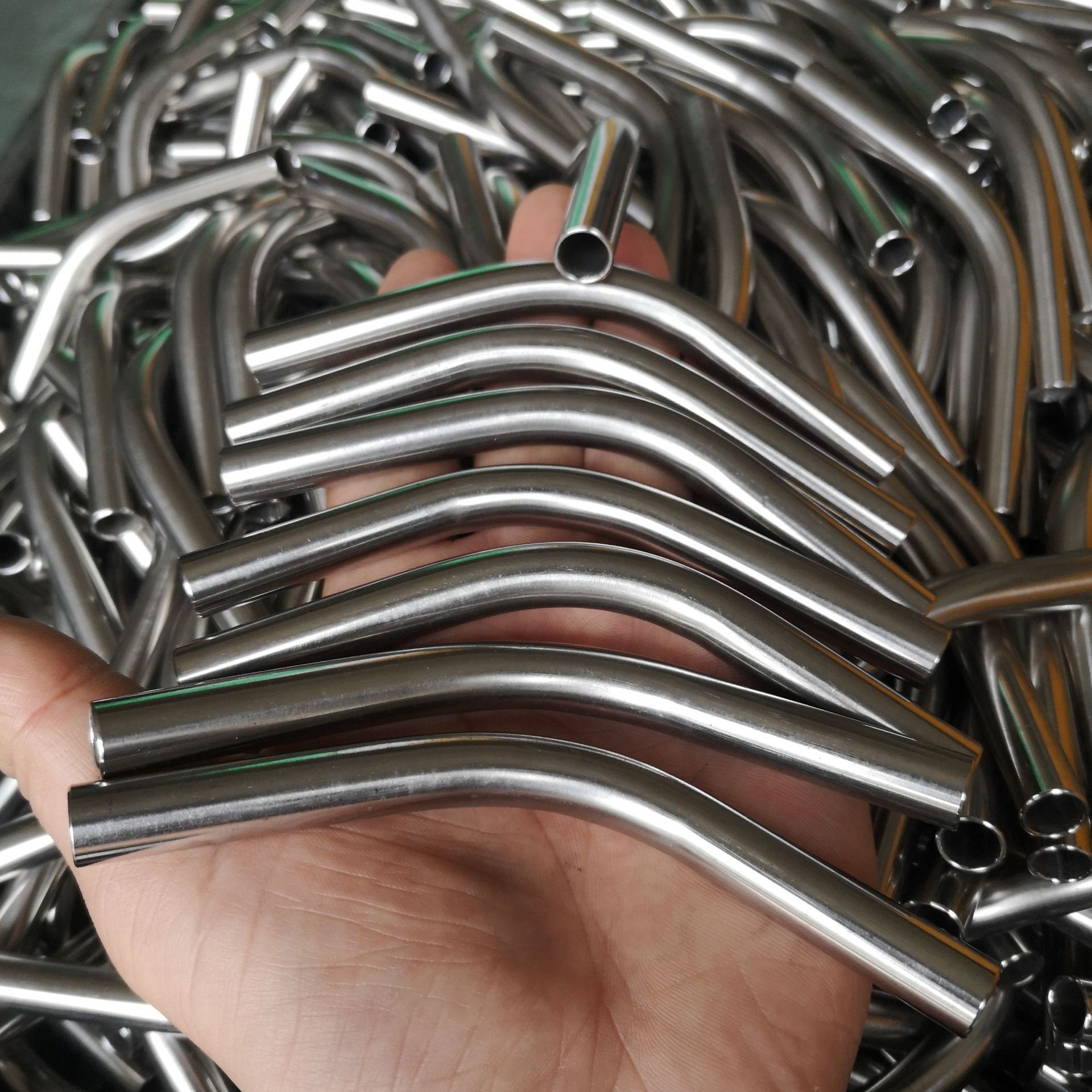 304不锈钢毛细弯管加工 折弯加工 弯管车牙铣扁 封口 焊接