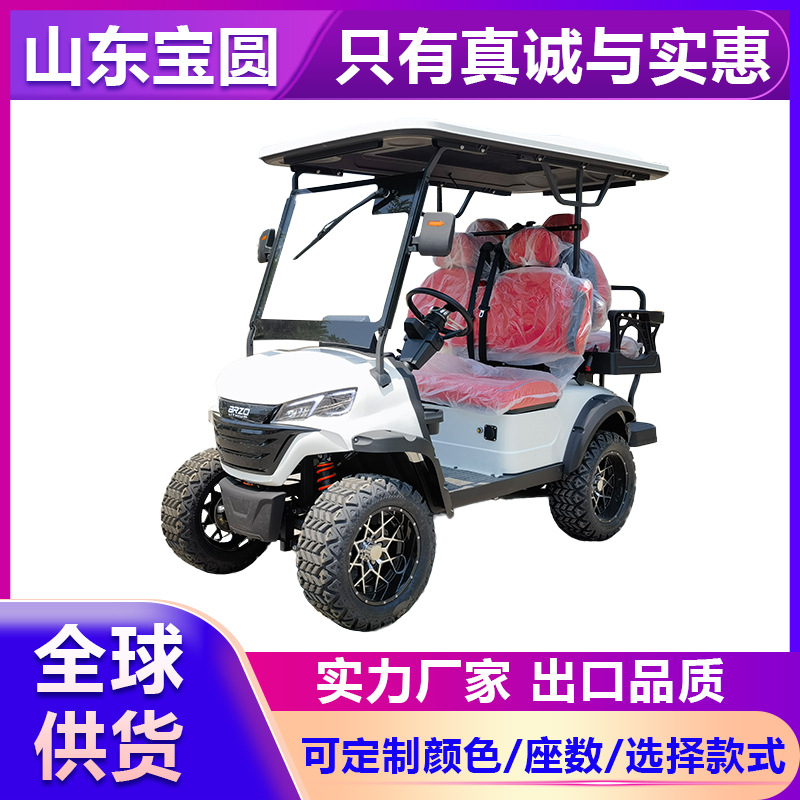 Golf Carts for Tourist Areas, Hotels, Sales Offices, and Reception Use; 4-Seater, 6-Seater, 8-Seater Golf Carts; Electric Sightseeing Vehicles