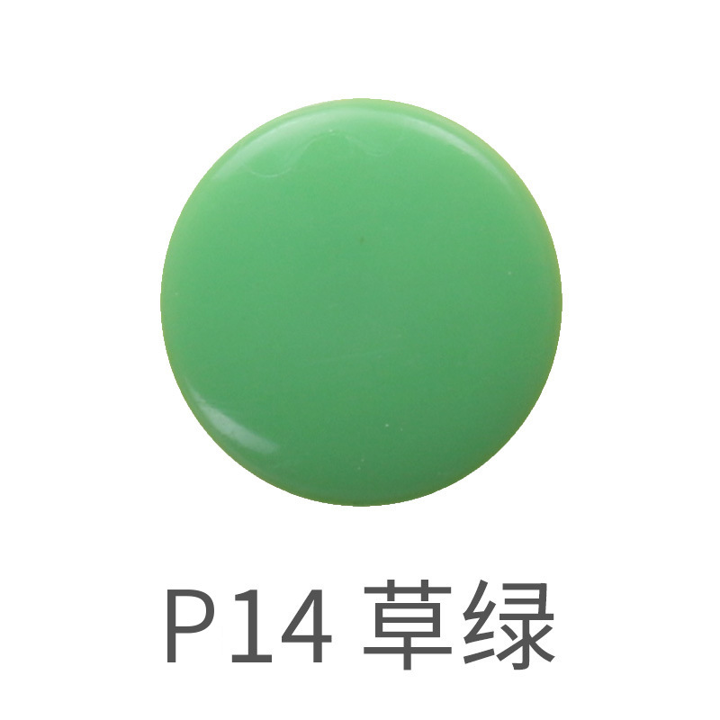 60 colores en stock T5 botón a presión de plástico pequeño lote de resina botón a presión ropa de bebé protección del medio ambiente POM botón a presión de plástico