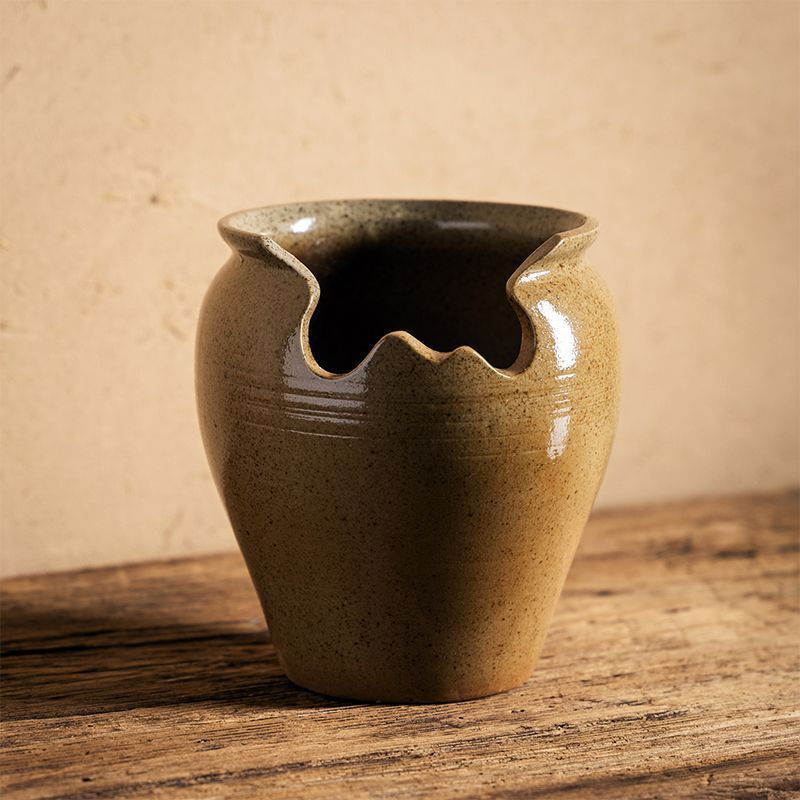 Succulent Flower Pot Ceramic Creative Stylish Home Balcony Breathable Special Pot Simple Stoneware Pinch Flower Hand-Painted Succulent Flower Pot Ceramic Creative Stylish Home Balcony Breathable Special Pot Simple Stoneware Pinch Flower Hand-Painted