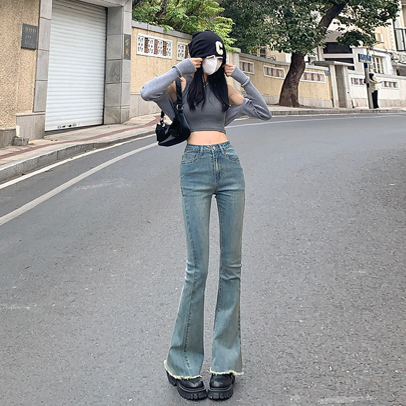 D6625 650K QUẦN NỮ DONTDG DÁNG ÔM BODY GỢI CẢM SEXY MÙA XUÂN THU ĐÔNG PHỤC CỔ CỔ ĐIỂN THỜI TRANG NỮ JEAN BÒ G02 SẢN PHẨM MỚI
