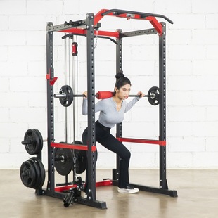 Frame Squat Frame Gantry Frame Lying Push Frame Lifting Bed Squat Lifting Frame Body-drawing Frame High Pull-down Rowing Core Training