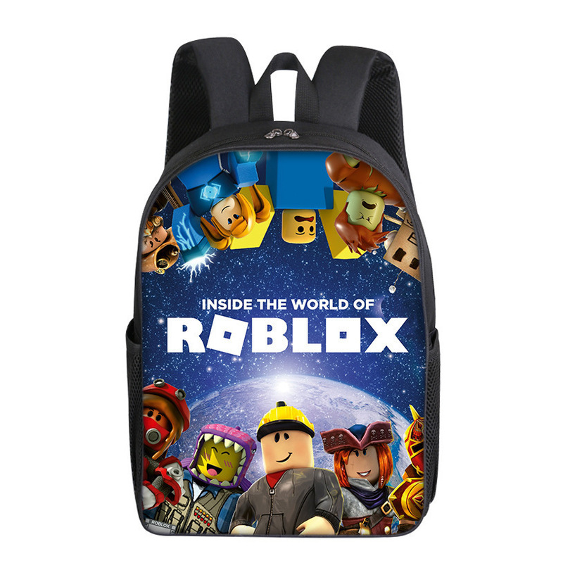 Promotional 3D Cross-Border Printed Backpack New Roblox Roblox Primary and Secondary School Student Backpack