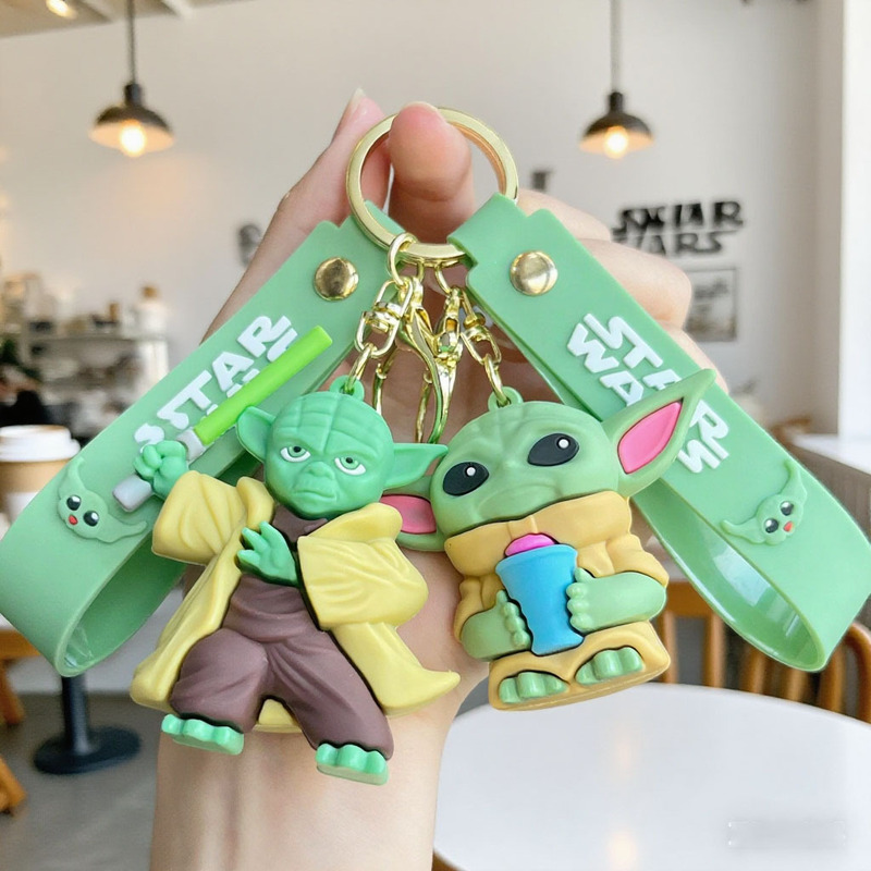 Creative Yoda Darth Vader Keychain Star Wars Baby Yoda Keychain Couple Accessories Small Gifts Wholesale Creative Yoda Darth Vader Keychain Star Wars Baby Yoda Keychain Couple Accessories Small Gifts Wholesale