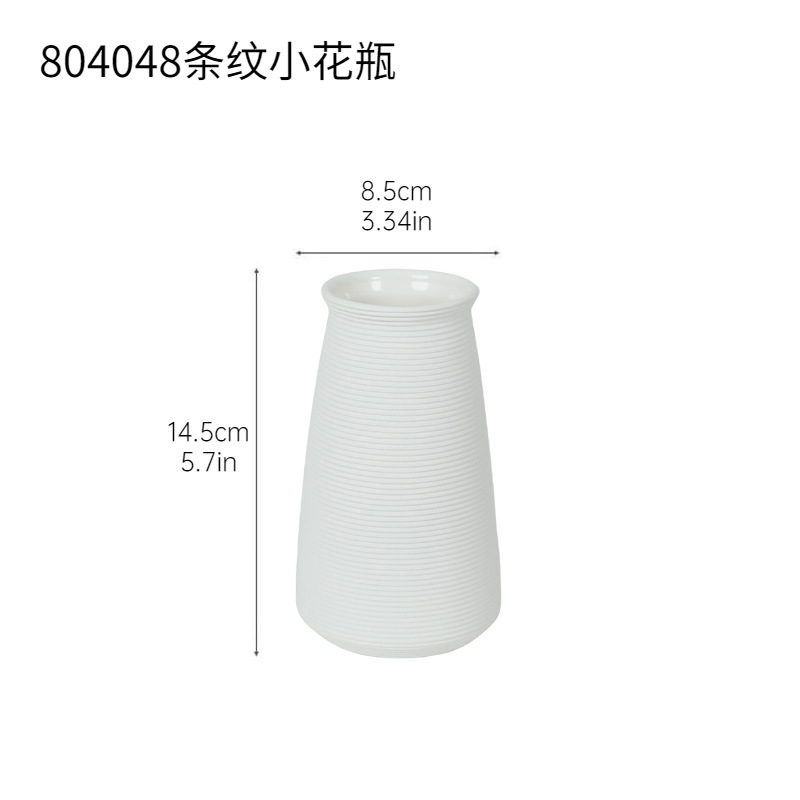 Jarrón pequeño a rayas 804048