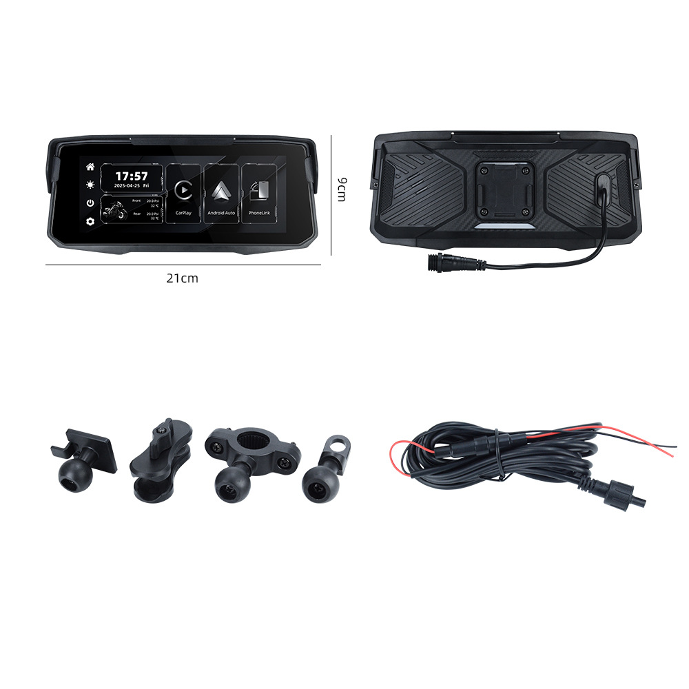New Products 6.86inch Motorcycle Carplay Portable Navigation Can Support Quick Release Bracket