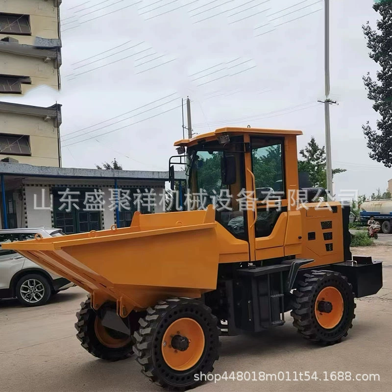 Самосвальный фронтальный самосвал Shengjuxiang с дизельным двигателем, 3 тонны, полный привод