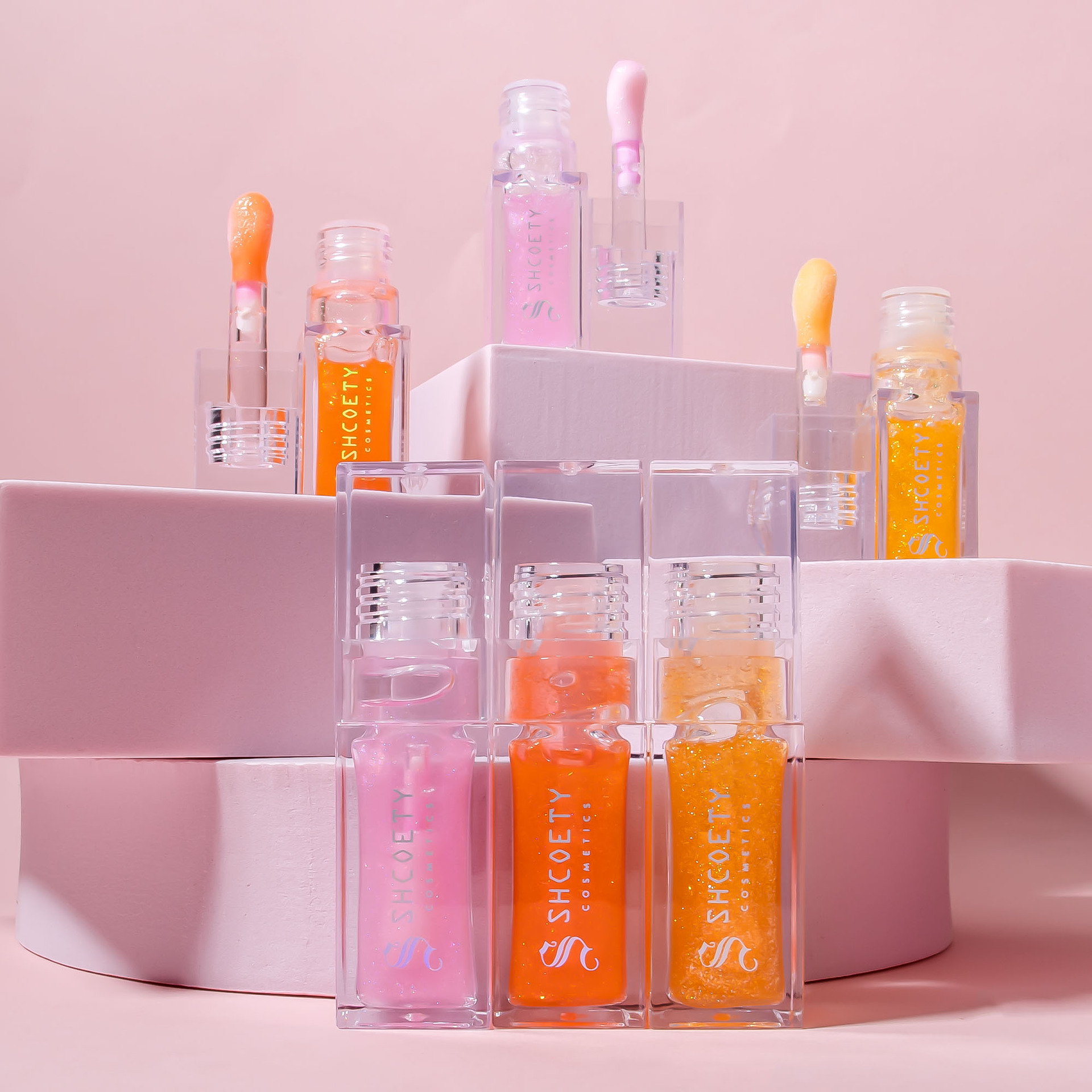 SHCOETY Cross-border Thermochromic Lip Oil Moisturizes and hydrates, easy to color, pearlescent fine shimmering color-changing lip gloss, and dudu Lip gloss undefined