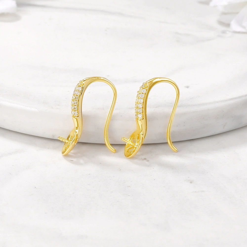 Classic earrings, accessory, accessories, metal material, zirconium, wholesale