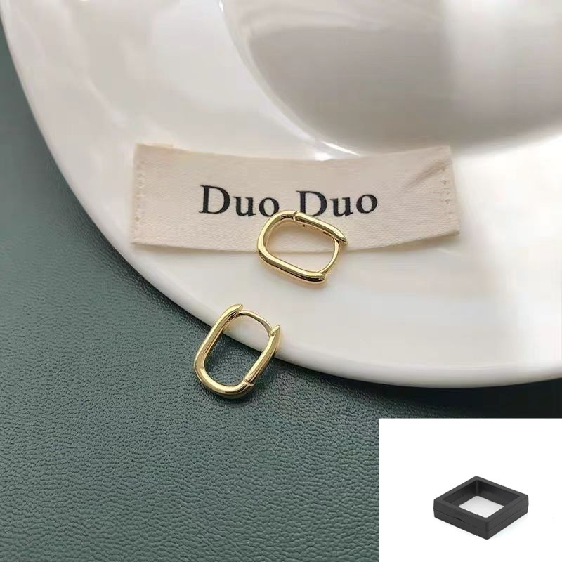 골드 프렌치 U자형 후프 귀걸이 + PE 멤브레인 박스