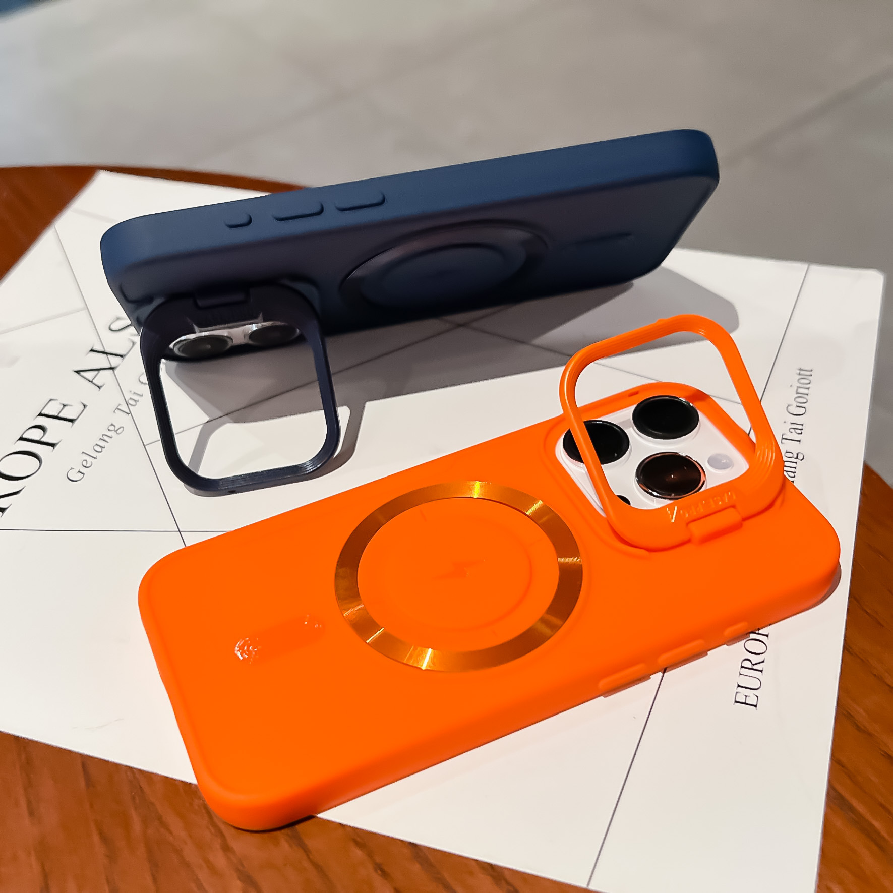 Funda suave mate compatible con iPhone 16, cubierta protectora con soporte para lente de Apple 17, Apple 17 Air.