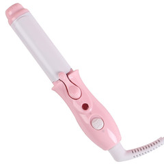 Mini curling iron, air bangs, ceramic glaze, small electric curler, pear-shaped head, inwards O hair styling tool