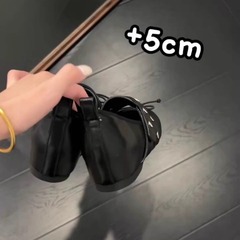羊皮版~真皮复古内增高玛丽珍鞋2025小众设计圆头平底铆钉芭蕾鞋