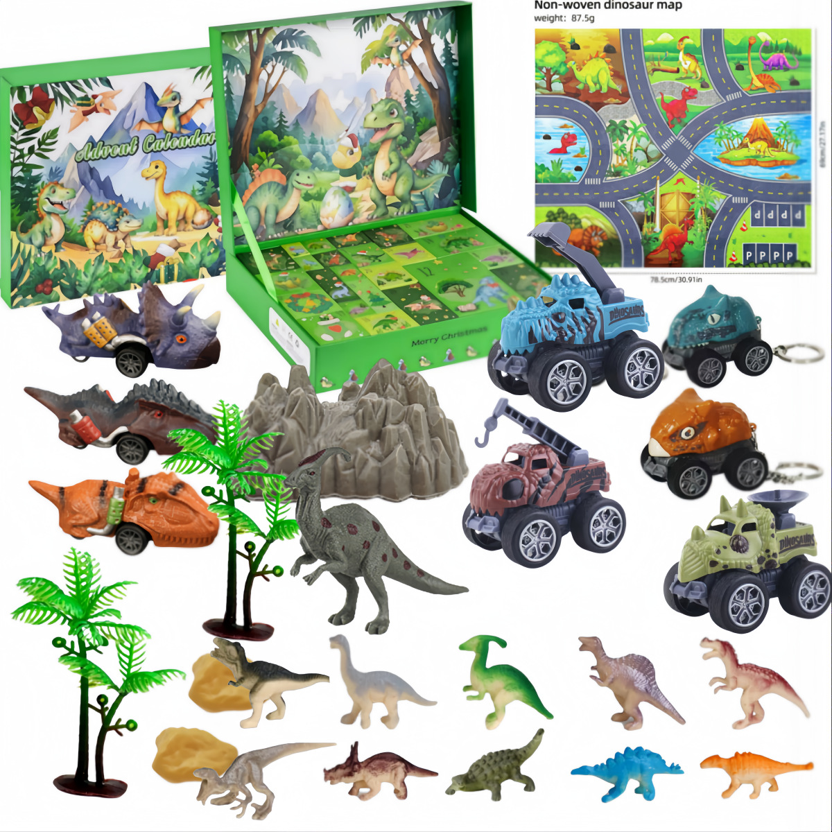 Caja Ciega de Cuenta Regresiva de Navidad Unicornio de Plástico Cuenta Regresiva para Navidad