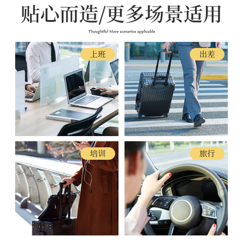 Portable document bag zipper Oxford cloth document bag business women's briefcase men's information waterproof office meeting bag
