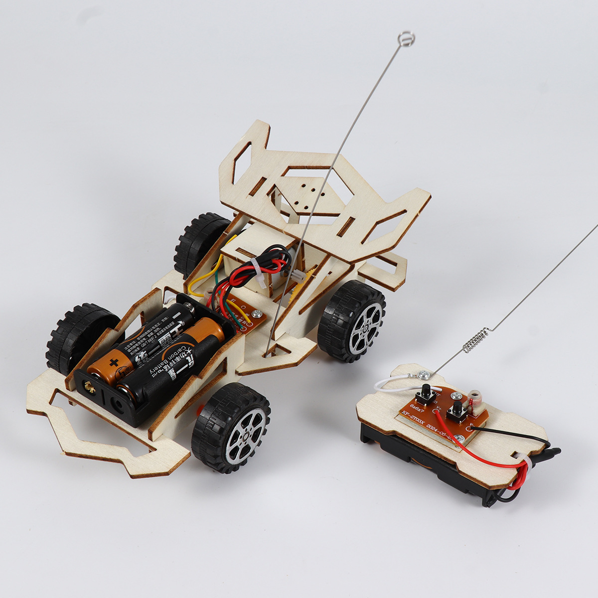 Remote Control Racing Car Handmade DIY Invention Material Package Electric Primary School Students Self-Assembled Kidsren's Toys
