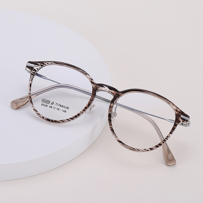 New Trendy Tr90 Eyeglass Frames for Square and Round Faces, Unisex, Light Luxury, Plain Look, Prescription Glasses Frame, Small Frame 49