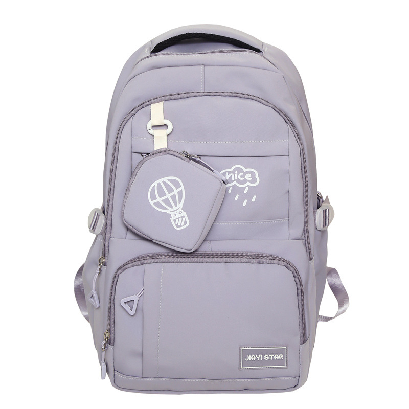 Mochila japonesa de moda, mochila ligera de viaje de gran capacidad, mochila casual coreana, mochila de estudiantes de secundaria.