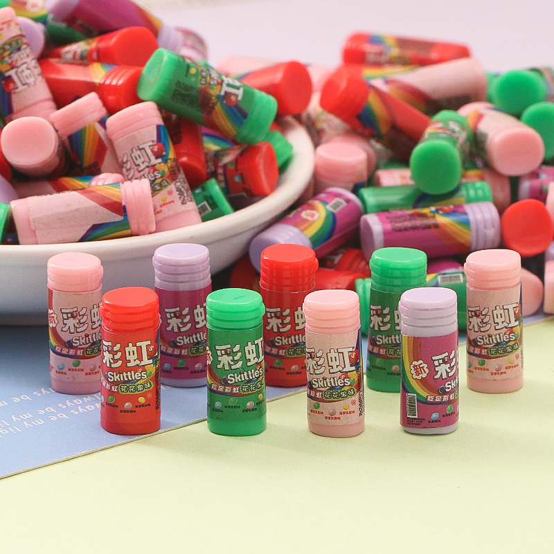 Rainbow Candy Simulation Luminous Stereo Convenience Store Supermarket Bottle Ornaments Children's Toys Cream Gel DIY Mobile Phone Case Rainbow Candy Simulation Luminous Stereo Convenience Store Supermarket Bottle Ornaments Children's Toys Cream Gel DIY Mobile Phone Case
