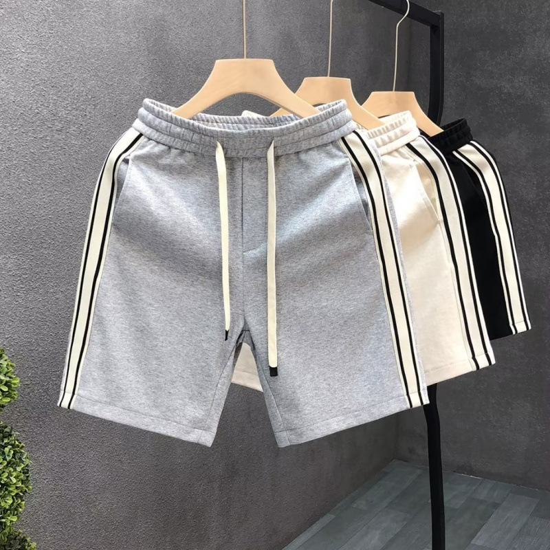 American Sports Shorts Men's Summer Casual Mid-length Pants Loose Pants for Boys Fashion Brand Five-length Pants for Men