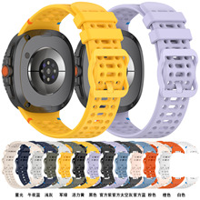 智戴适用三星Galaxy watch8手表带三星watch8车线硅胶替换腕带