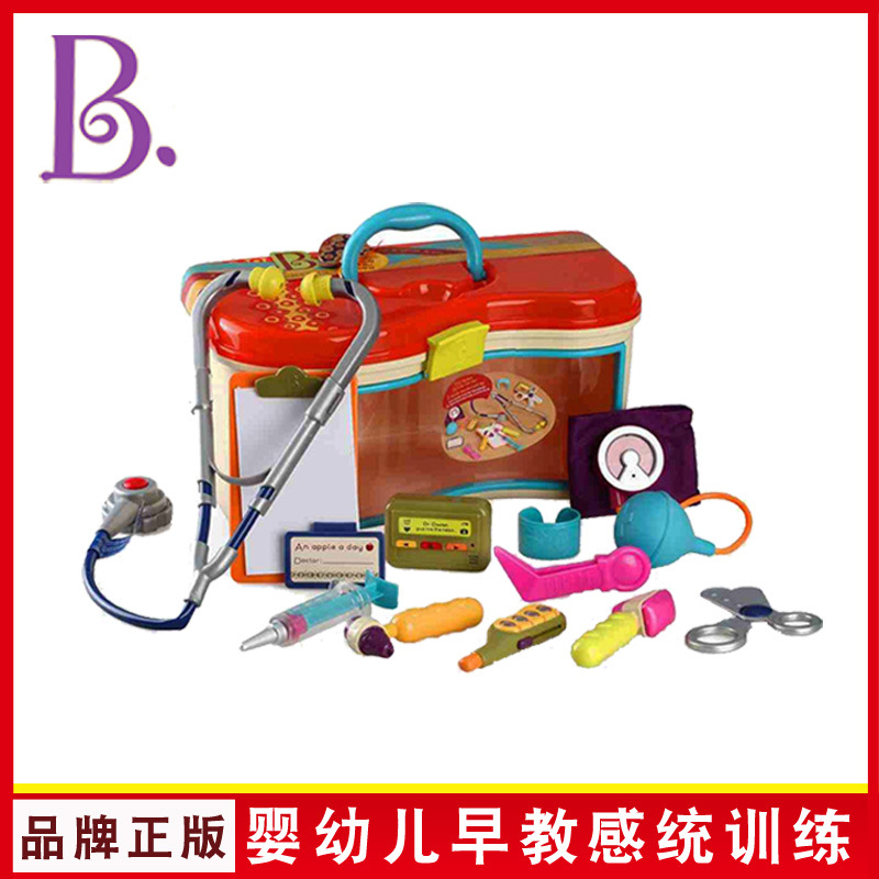 B.toys Doctor Tool Kit Set for Children, Role-Playing Toy, Simulated Doctor Stethoscope Toy