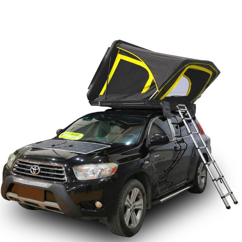 Roof Tent Manufacturer Direct Supply Cross-Border New Product Alloy Quick-Open Automatic Waterproof Car Camping Roof Tent Outdoor