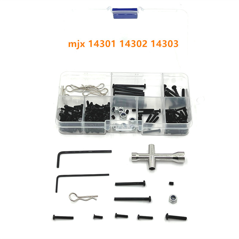 183PCS screw tool box is suitable for upgrade and modification of Meijiaxin 14301 14302 14303 remote control car