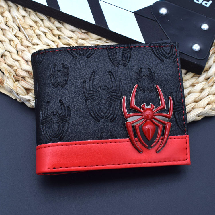 23 Types of Wallets with Movie-Themed Animal Spider Metal Logo Cartoon Wallet Pu Men's Leather Wallet 23 Types of Wallets with Movie-Themed Animal Spider Metal Logo Cartoon Wallet Pu Men's Leather Wallet