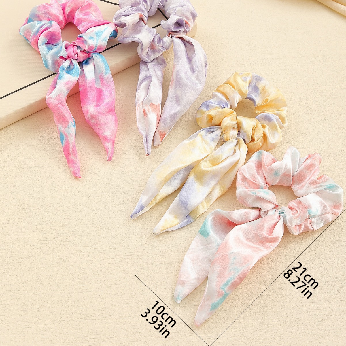 Lazo luminoso para el cabello del intestino grueso DIY luz nocturna cabeza flor brillante apoyo intestino gordo cuerda de cabeza club nocturno banda de goma accesorios para el cabello transfronterizos