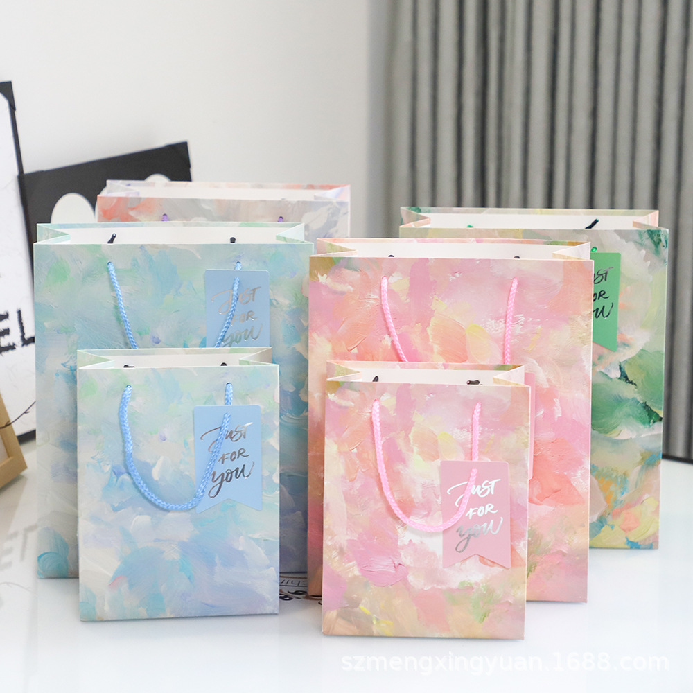 Estilo creativo ins hermosa temporada de graduación para enviar bolsas de papel al maestro cumpleaños día del padre regalo bolsa de regalo bolsa de papel portátil