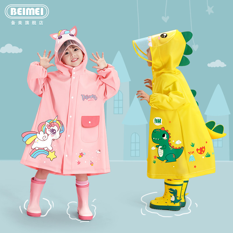 Children's Raincoat Wholesale Girls Boys Girls Kindergarten Special 2022 New Style Kidsren Primary School Kidsren Baby