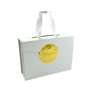 Christmas portable gift folding box pink white black creative gift box packaging box New Year gift flip