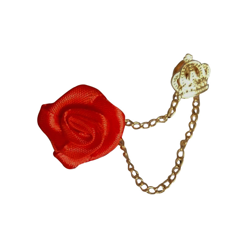 ネクタイの襟の花のブローチはベルトの中の筒の靴下のアクセサリーの贈り物の袋の包装のベルトのサングラスの胸の花を飾ります。