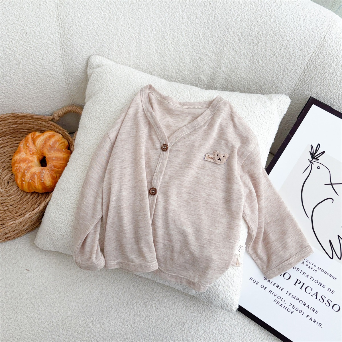 Ropa de bebé Youhe, ropa de verano, traje de bebé, tirantes, ropa de culo, ropa delgada de 90cm, ropa de protección solar para recién nacidos, traje de dos piezas