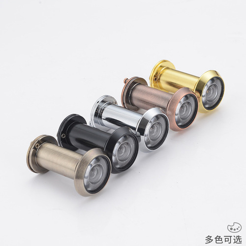 Anti-theft door cat eye wooden door mirror 200 degree wide angle high definition glass lens anti prying anti rotation hotel door high definition sheep eye