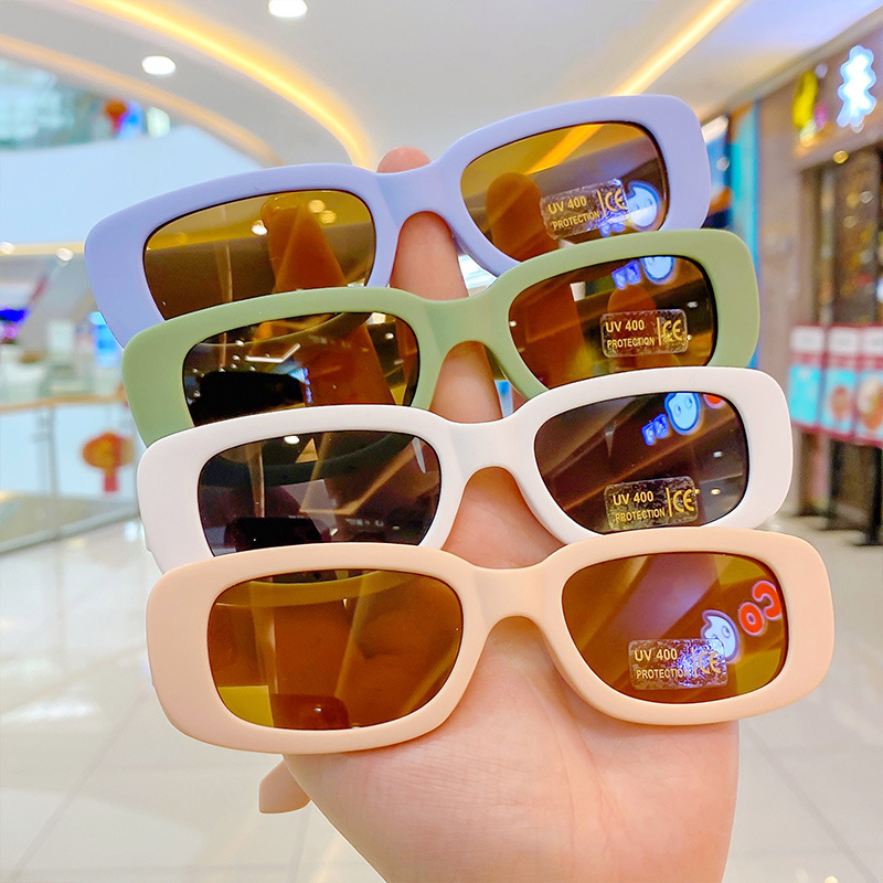 New 835 children's style frosted frame cartoon bright light harmless baby sunglasses uv400 anti-UV glasses