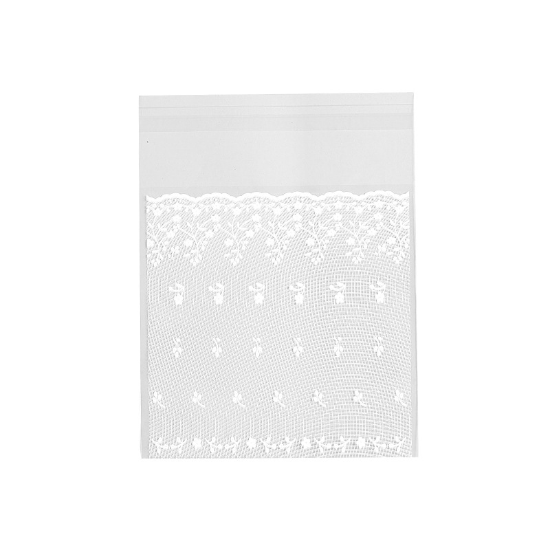 100 al por mayor encaje blanco malla vestido de boda regalo bolsa de embalaje bolsa de la joyería bolsa de caramelo 10*15 + 3