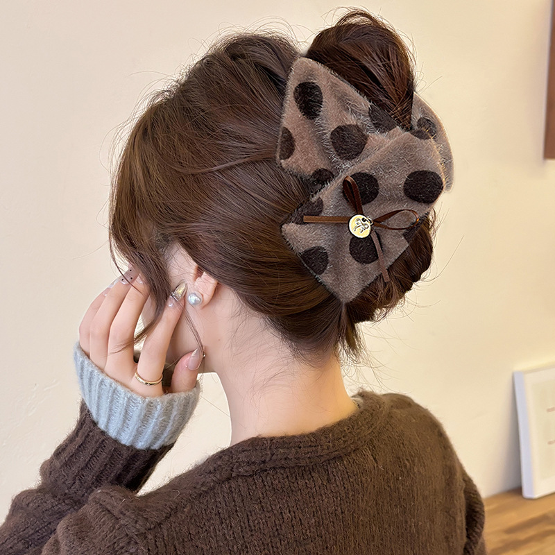 Clip grande para el cabello, pinza elegante para mujeres con cabello grueso