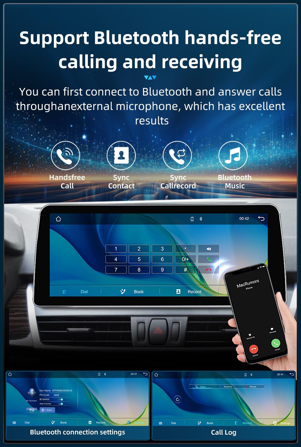 12.3inch Is Suitable for Bmw 2 Series F45 F46 Car Central Control Large Screen Navigation Carplay Player