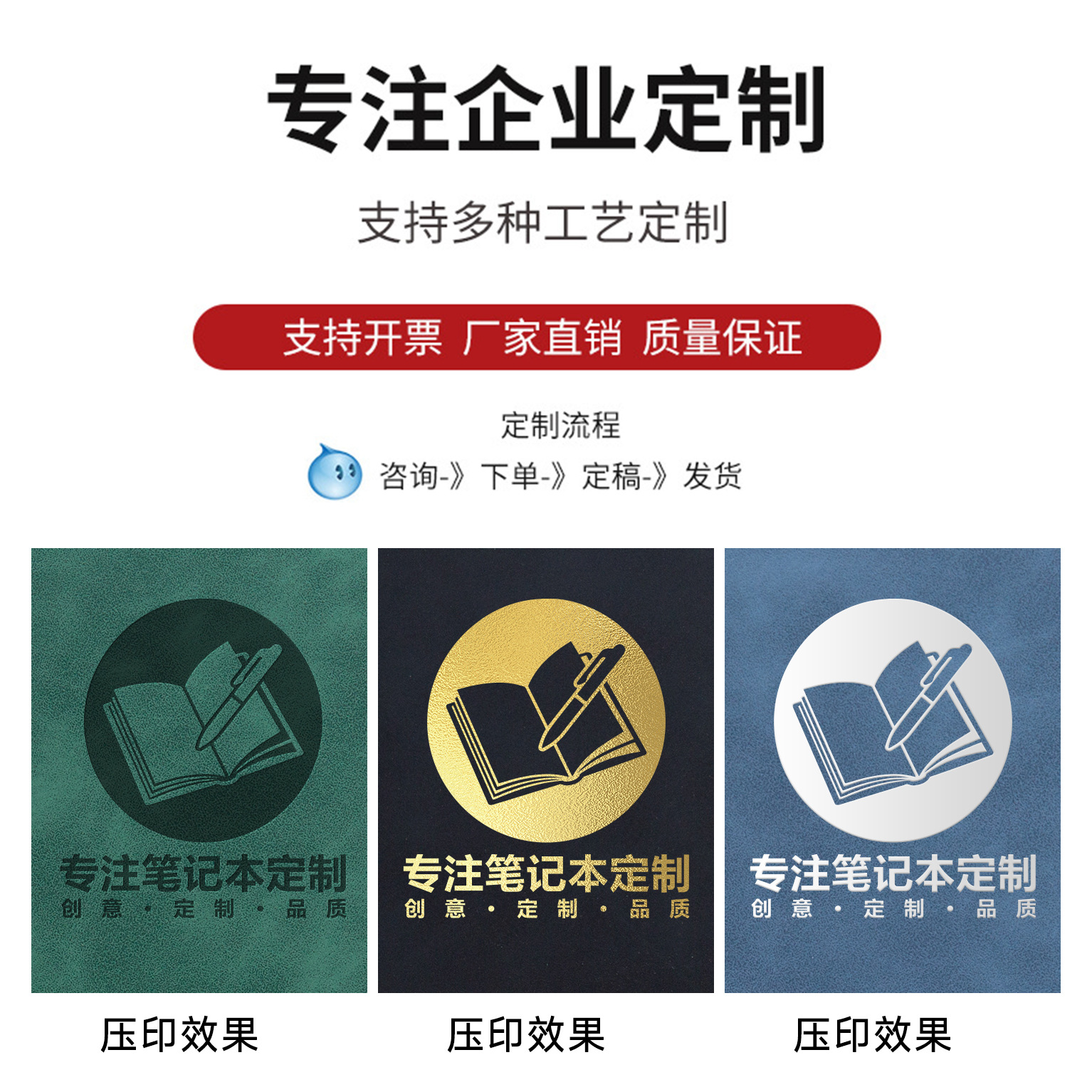 a5笔记本定制logo高颜值加厚软皮搭扣记事本子商务文具礼盒伴手礼