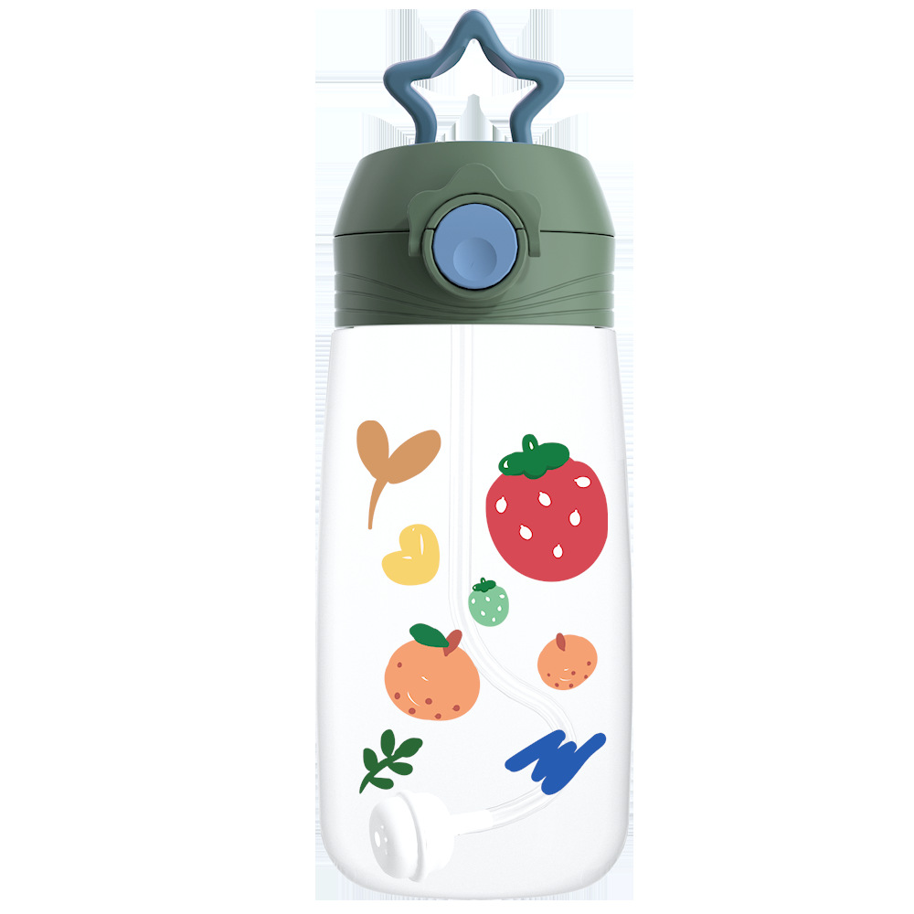 Taza de agua para niños taza de bebida para bebés taza de entrenamiento para bebés a prueba de fugas a prueba de caídas taza de paja de jardín de infantes OEM