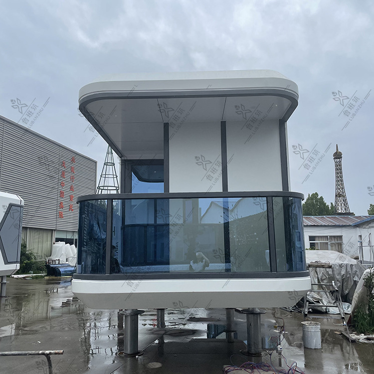 Internet celebridad reloj-en la fotografía Hotel móvil espacio cápsula interna Sistema Inteligente tecnología experiencia B & B